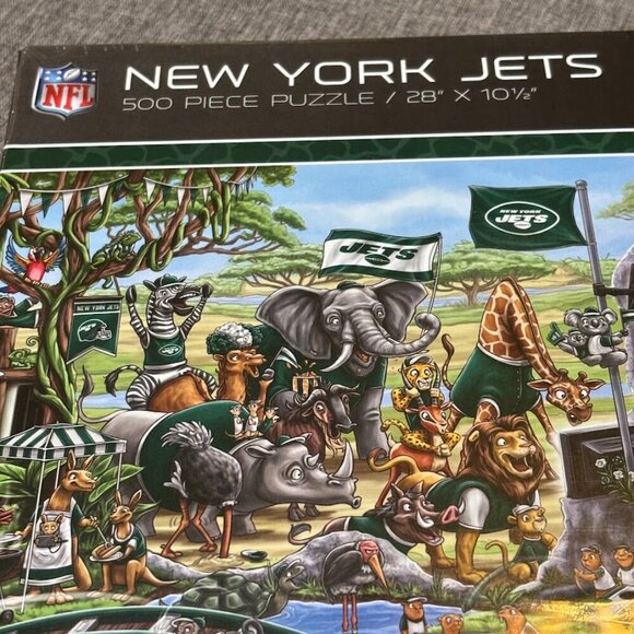 New York Jets Game Day At The Zoo 500-Piece Puzzle - Picture 5 of 5